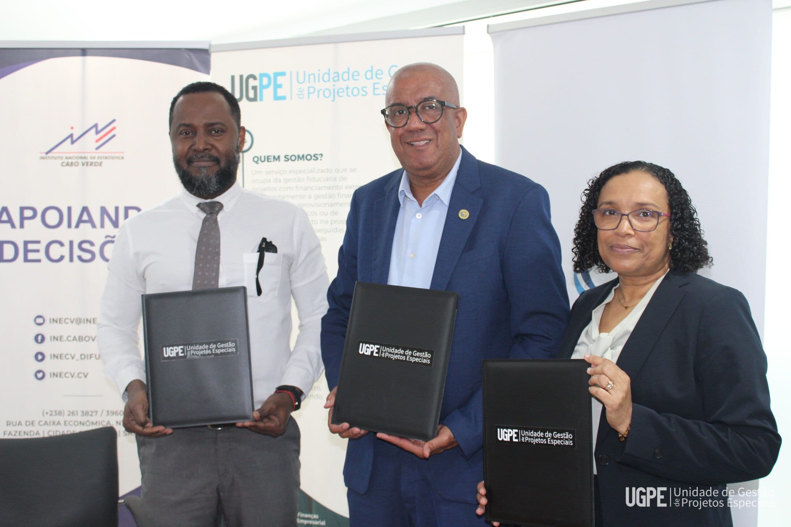 UGPE, INE e ANAS firmam Memorando Tripartidário para Gestão Sustentável dos Resíduos Eletrónicos em Cabo Verde