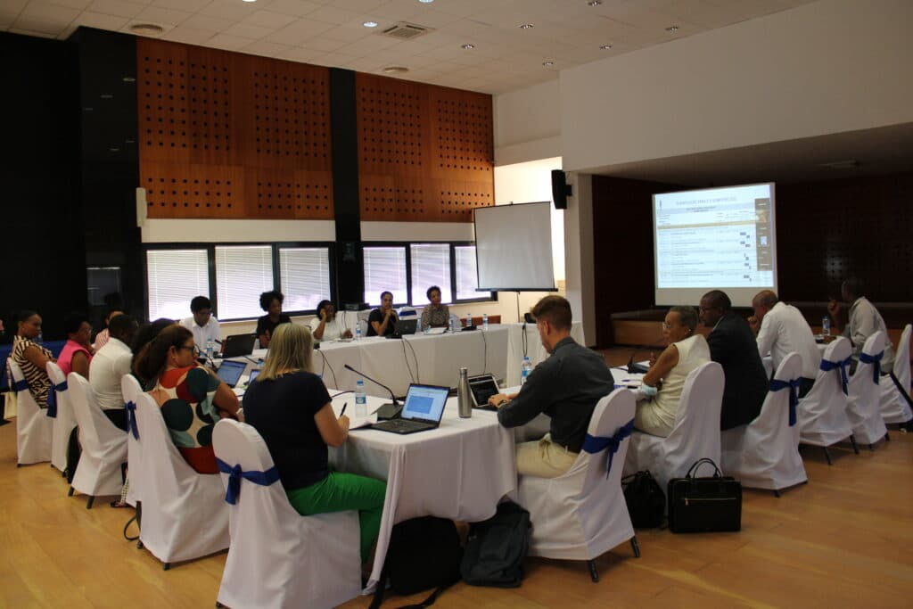 Resilient Tourism and Blue Economy Development Project and Human Capital project under analysis at the Mini Country Portfolio Performance Review