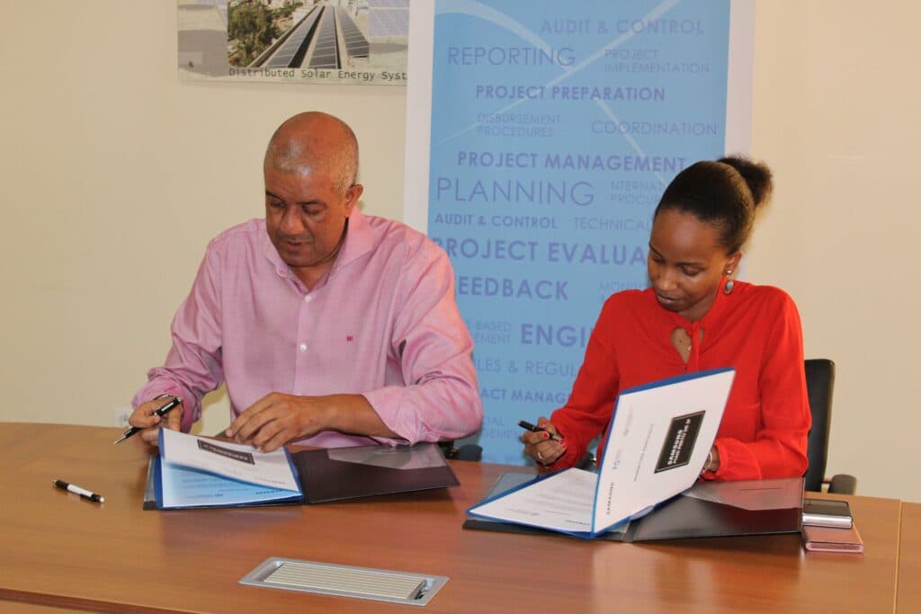 Signing ceremony of the Protocol between UGPE and MJ Tech