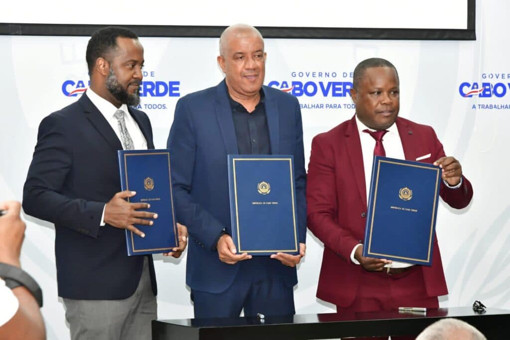 Assinatura do Acordo Tripartido para o Projeto de Mapeamento da Diáspora Cabo-verdiana