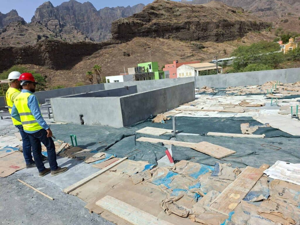 UGPE conducts technical visit to monitor progress of construction work on the new Ribeira das Patas Health Center